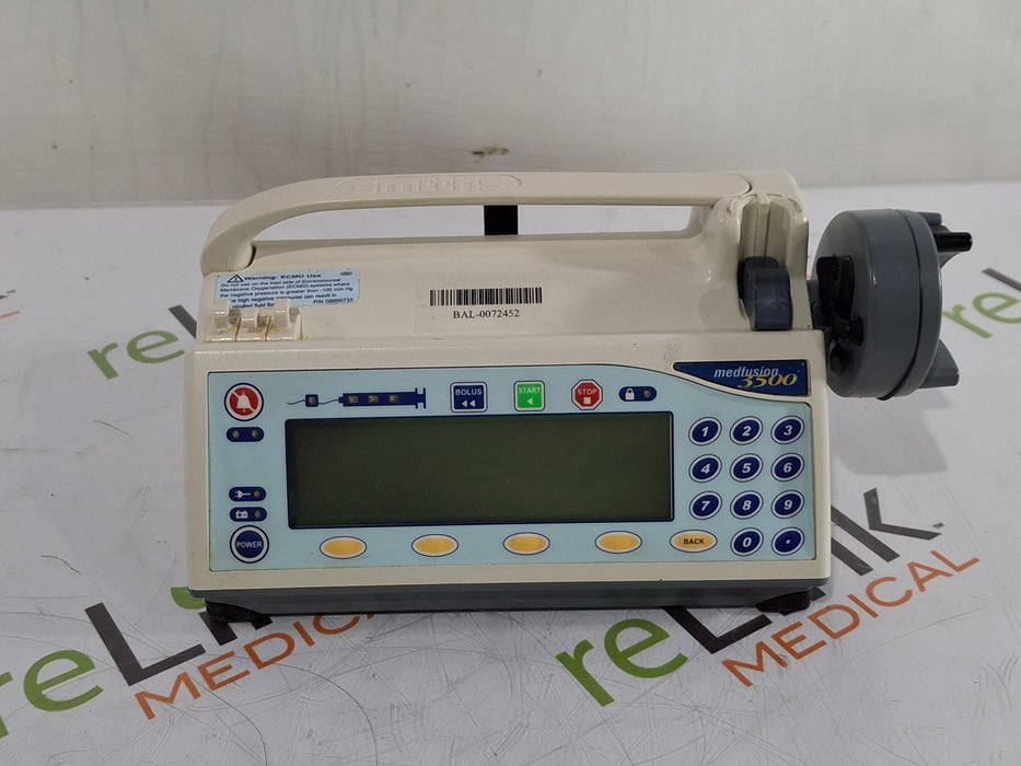 Smiths Medical Smiths Medical Medfusion 3500 Syringe Infusion Pump Infusion Pump reLink Medical