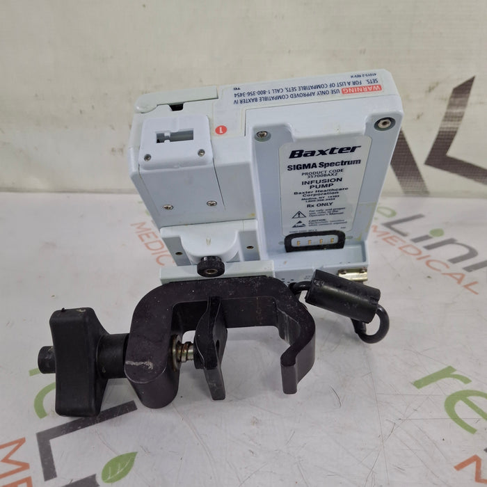 Baxter Baxter Sigma Spectrum 8.01.00 w/o Battery Infusion Pump Infusion Pump reLink Medical