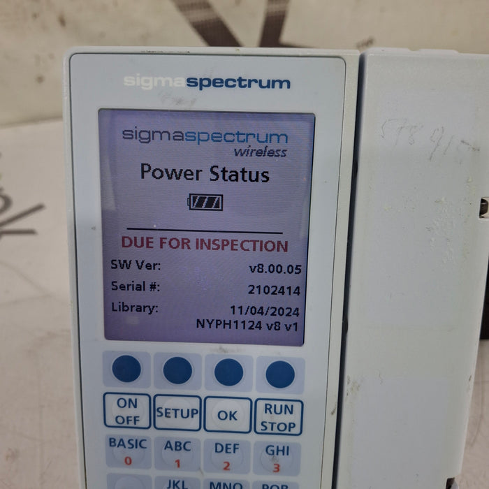 Baxter Baxter Sigma Spectrum 8.00.05 w/o Battery Infusion Pump Infusion Pump reLink Medical