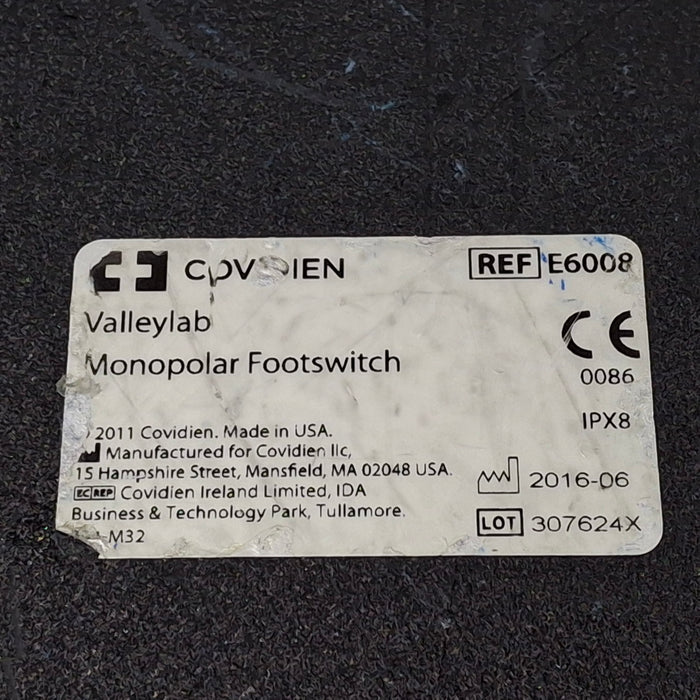Valleylab Valleylab E6008 Monopolar Electrosurgical Footswitch Electrosurgical Units reLink Medical