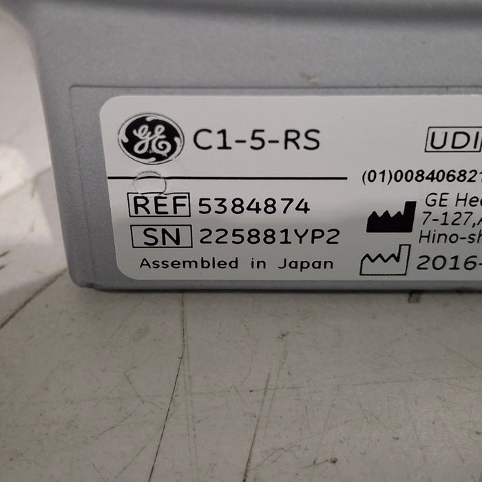 GE Healthcare GE Healthcare C1-5-RS Convex Transducer Ultrasound Probes reLink Medical
