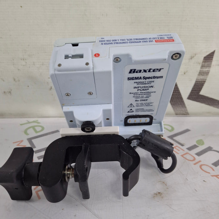 Baxter Baxter Sigma Spectrum 8.01.00 w/o Battery Infusion Pump Infusion Pump reLink Medical