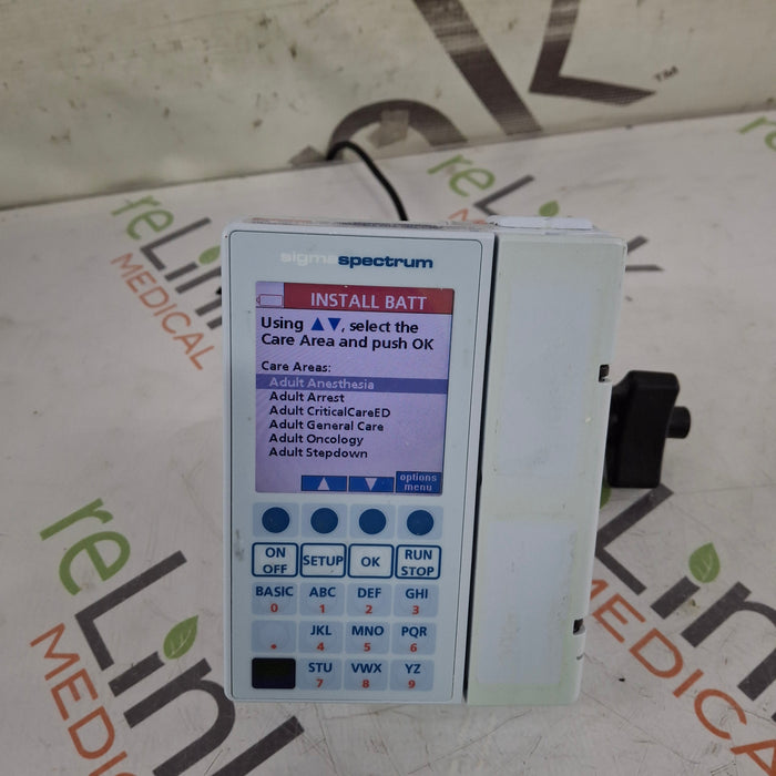 Baxter Sigma Spectrum 8.01.01 w/o Battery Infusion Pump