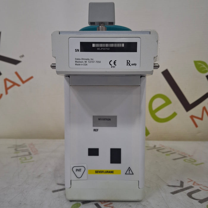 Datex-Ohmeda Datex-Ohmeda Tec 7 Sevoflurane Vaporizer Anesthesia reLink Medical