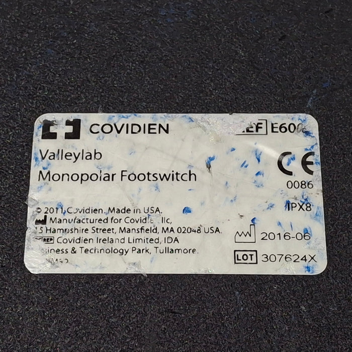 Valleylab Valleylab E6008 Monopolar Electrosurgical Footswitch Electrosurgical Units reLink Medical
