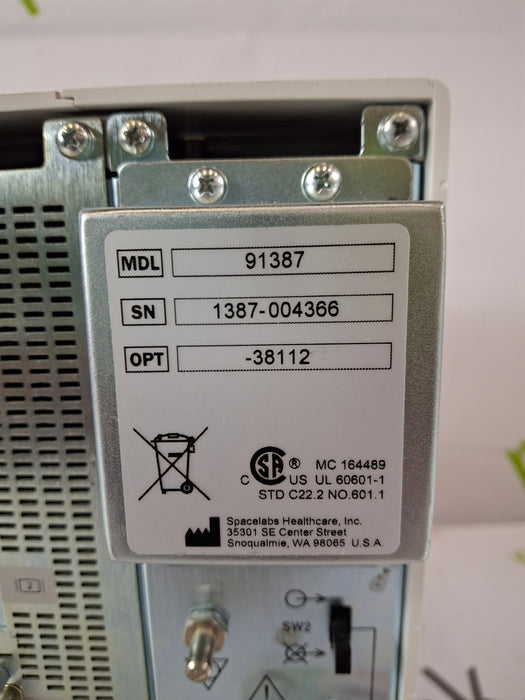Spacelabs Healthcare Spacelabs Healthcare Ultraview SL 91387 Patient Monitor Patient Monitors reLink Medical