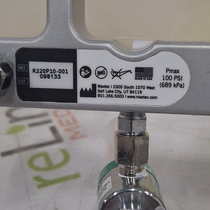 Maxtec, Inc. Maxtec, Inc. R220P10-001 Dual Oxygen Flow Meter Manifold Respiratory reLink Medical