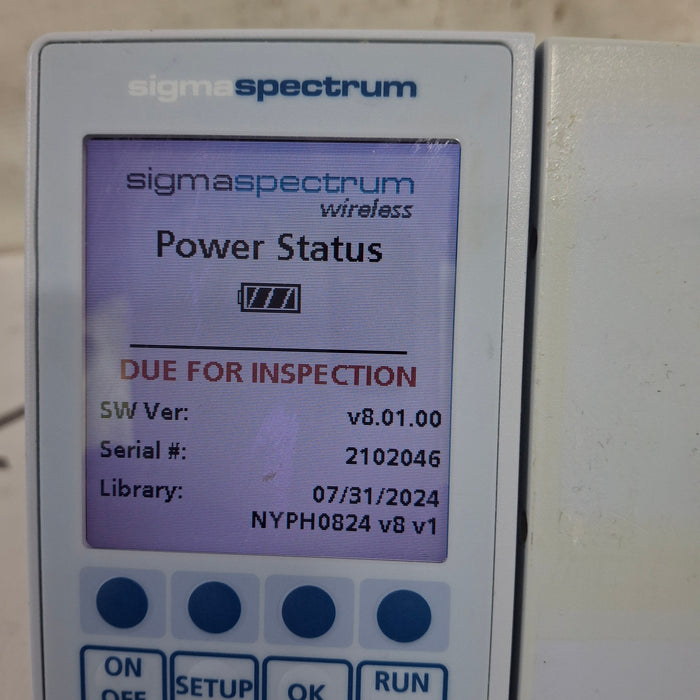 Baxter Baxter Sigma Spectrum 8.01.00 w/o Battery Infusion Pump Infusion Pump reLink Medical