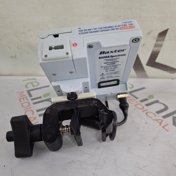 Baxter Baxter Sigma Spectrum 8.00.04 w/o Battery Infusion Pump Infusion Pump reLink Medical
