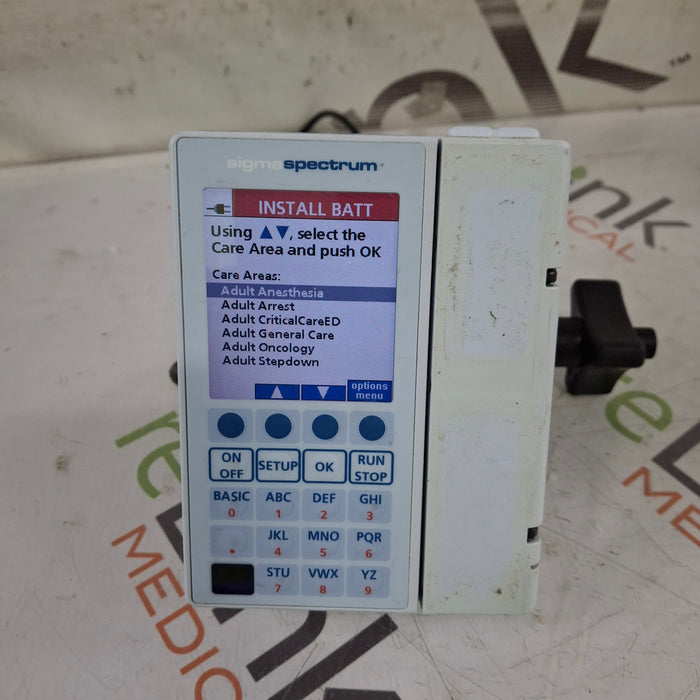 Baxter Baxter Sigma Spectrum 8.01.00 w/o Battery Infusion Pump Infusion Pump reLink Medical