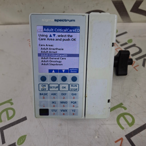 Baxter Baxter Sigma Spectrum 8.00.03 w/o Battery Infusion Pump Infusion Pump reLink Medical