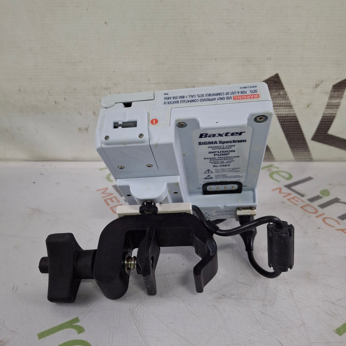 Baxter Baxter Sigma Spectrum 8.01.00 w/o Battery Infusion Pump Infusion Pump reLink Medical