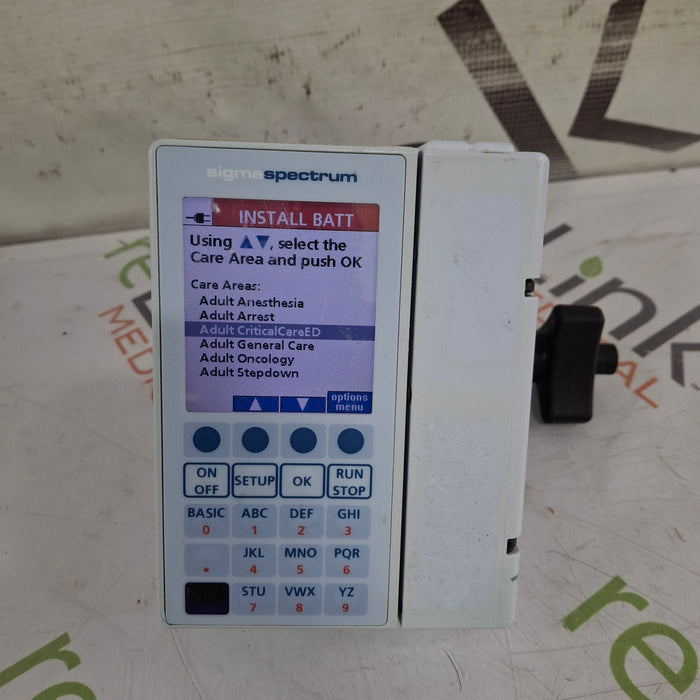 Baxter Sigma Spectrum 8.00.04 w/o Battery Infusion Pump