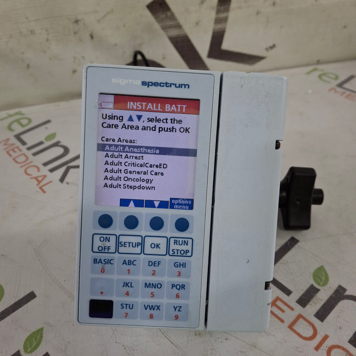 Baxter Baxter Sigma Spectrum 8.00.03 w/o Battery Infusion Pump Infusion Pump reLink Medical