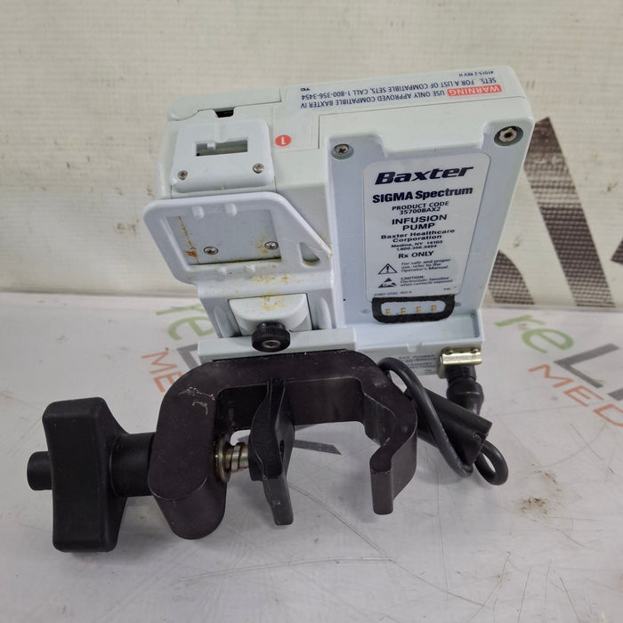 Baxter Baxter Sigma Spectrum 8.01.00 w/o Battery Infusion Pump Infusion Pump reLink Medical