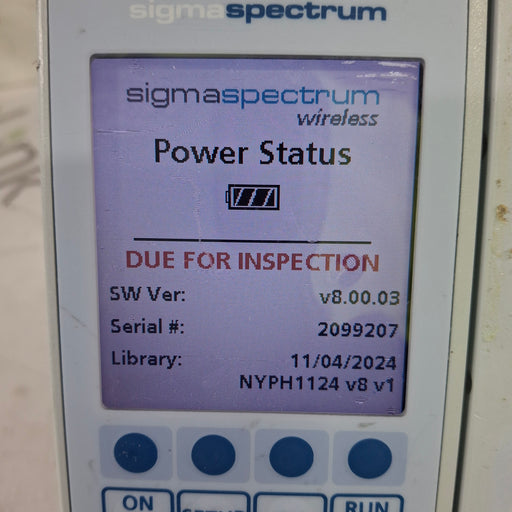 Baxter Baxter Sigma Spectrum 8.00.03 w/o Battery Infusion Pump Infusion Pump reLink Medical