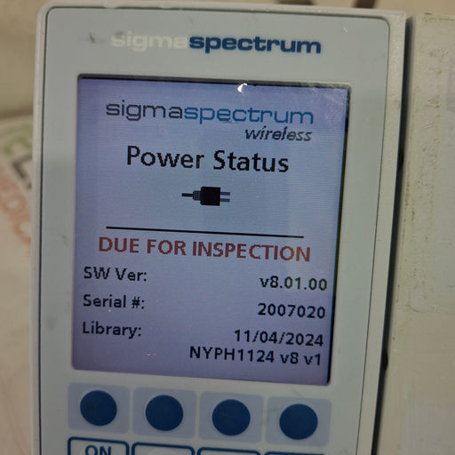 Baxter Baxter Sigma Spectrum 8.01.00 w/o Battery Infusion Pump Infusion Pump reLink Medical