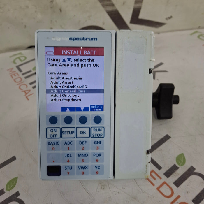 Baxter Baxter Sigma Spectrum 8.01.00 w/o Battery Infusion Pump Infusion Pump reLink Medical