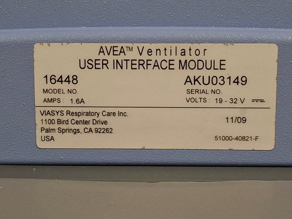 CareFusion CareFusion Avea Ventilator Respiratory reLink Medical