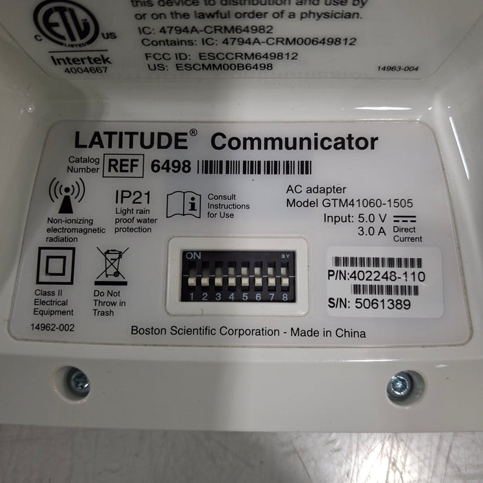 Boston Scientific Boston Scientific Latitude Communicator Patient Monitoring System Patient Monitors reLink Medical