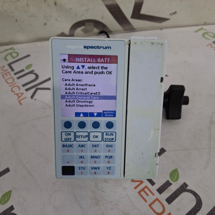Baxter Baxter Sigma Spectrum 8.00.03 w/o Battery Infusion Pump Infusion Pump reLink Medical