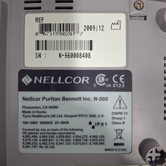 Nellcor Nellcor N-560 Pulse Oximeter Patient Monitors reLink Medical