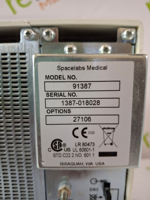 Spacelabs Healthcare Spacelabs Healthcare Ultraview SL 91387 Patient Monitor Patient Monitors reLink Medical