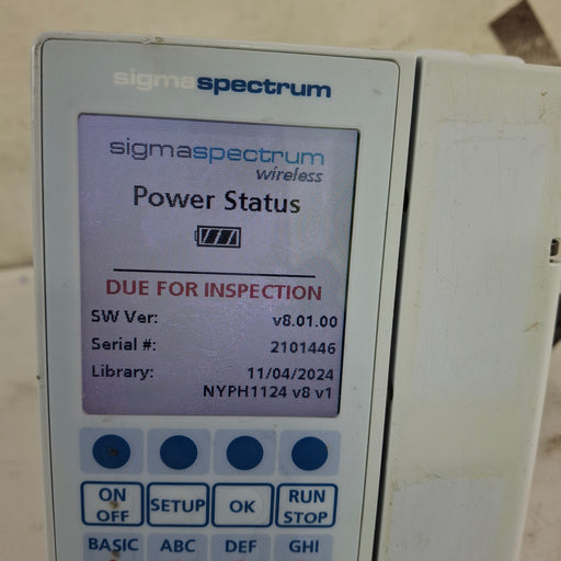 Baxter Baxter Sigma Spectrum 8.01.00 w/o Battery Infusion Pump Infusion Pump reLink Medical