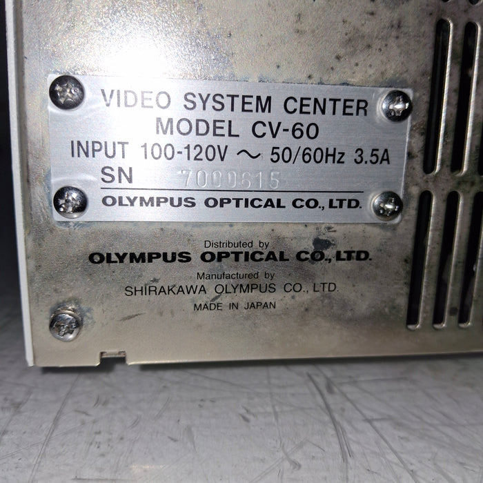 Olympus Olympus CV-60 Video Processor Flexible Endoscopy reLink Medical