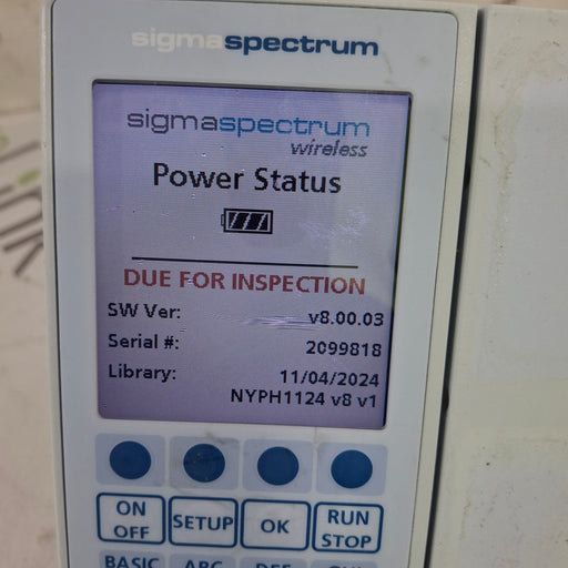 Baxter Baxter Sigma Spectrum 8.00.03 w/o Battery Infusion Pump Infusion Pump reLink Medical