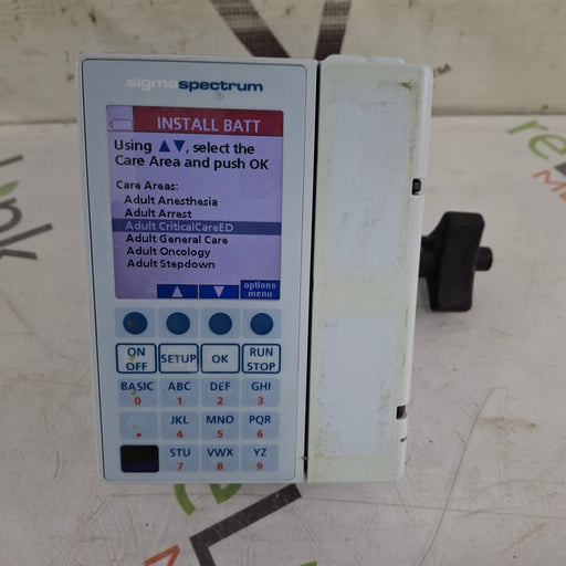 Baxter Baxter Sigma Spectrum 8.00.05 w/o Battery Infusion Pump Infusion Pump reLink Medical