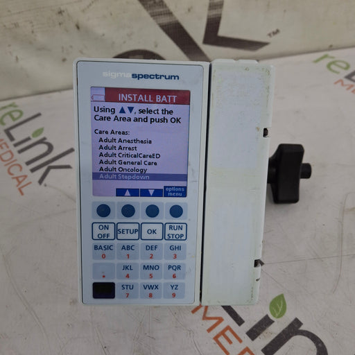 Baxter Baxter Sigma Spectrum 8.01.00 w/o Battery Infusion Pump Infusion Pump reLink Medical