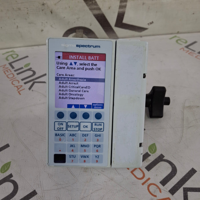 Baxter Sigma Spectrum 8.01.00 w/o Battery Infusion Pump