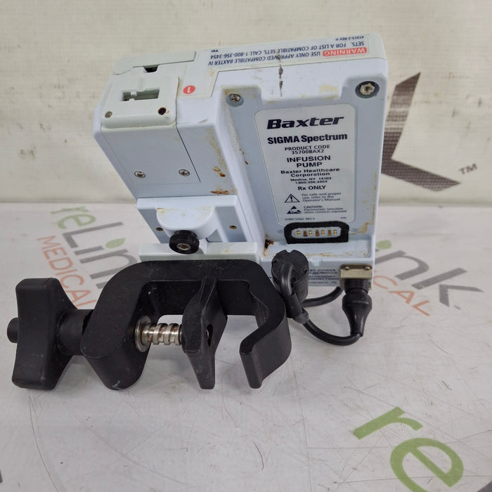 Baxter Baxter Sigma Spectrum 8.01.00 w/o Battery Infusion Pump Infusion Pump reLink Medical