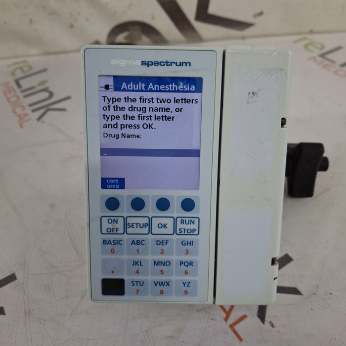 Baxter Baxter Sigma Spectrum 8.01.00 w/o Battery Infusion Pump Infusion Pump reLink Medical