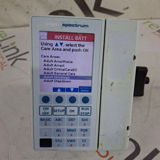 Baxter Baxter Sigma Spectrum 8.00.03 w/o Battery Infusion Pump Infusion Pump reLink Medical