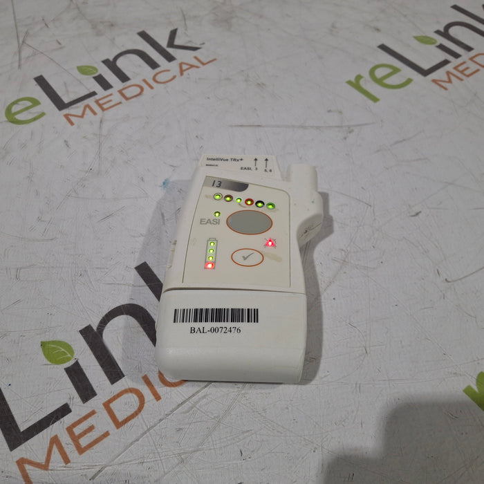 Philips Philips Intellivue TRx+ M4841A S02 Telemetry Transmitter w/SpO2 Patient Monitors reLink Medical