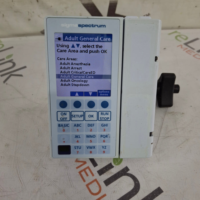 Baxter Baxter Sigma Spectrum 8.01.00 w/o Battery Infusion Pump Infusion Pump reLink Medical