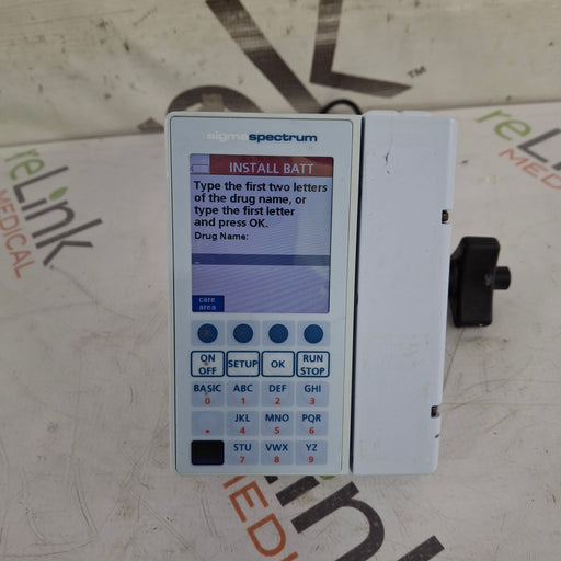 Baxter Baxter Sigma Spectrum 8.01.00 w/o Battery Infusion Pump Infusion Pump reLink Medical