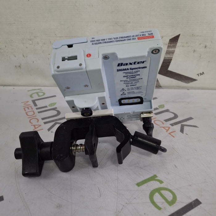 Baxter Baxter Sigma Spectrum 8.01.00 w/o Battery Infusion Pump Infusion Pump reLink Medical