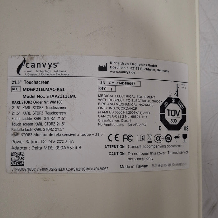 Karl Storz Canvys 21.5" Touch Screen Monitor