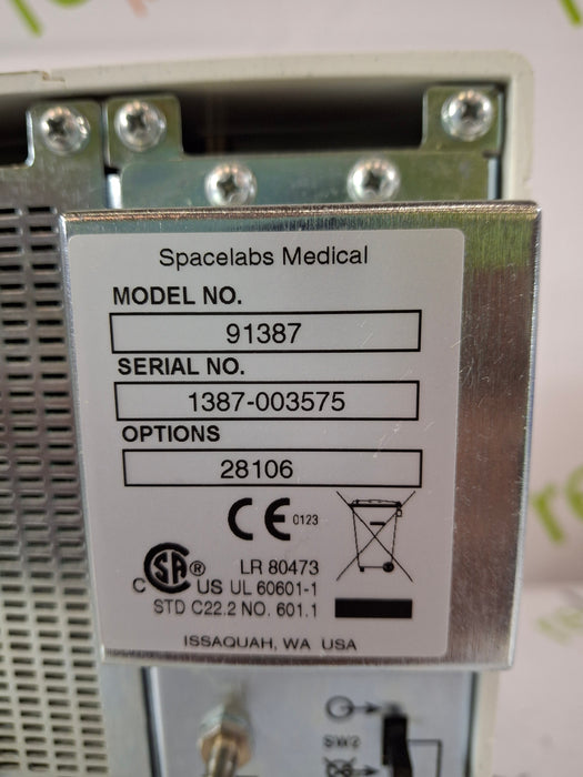 Spacelabs Healthcare Spacelabs Healthcare Ultraview SL 91387 Patient Monitor Patient Monitors reLink Medical