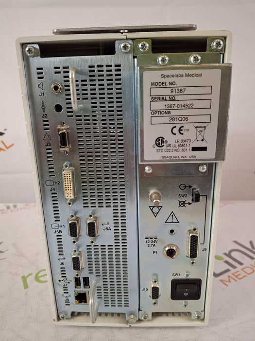 Spacelabs Healthcare Ultraview SL 91387 Patient Monitor