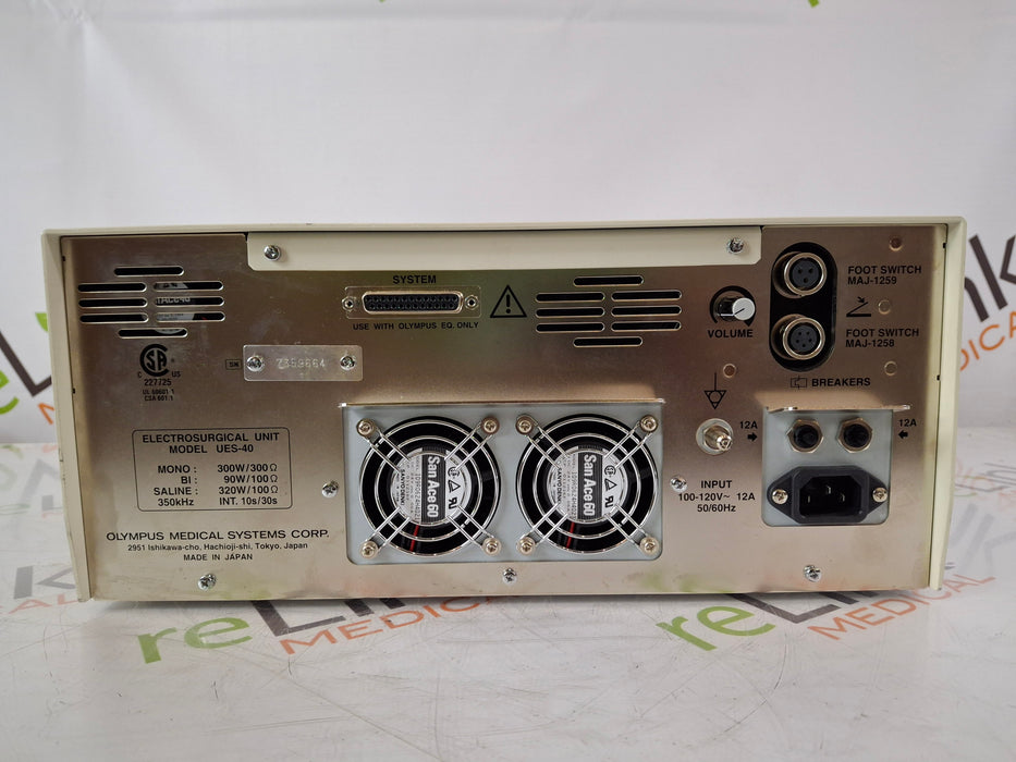 Olympus UES-40 Surgmaster Electrosurgical Unit