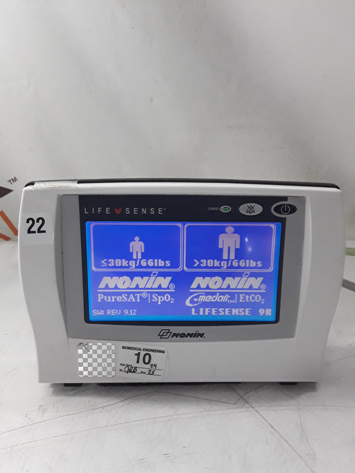 Nonin Medical Nonin Medical LifeSense LS1-9R Capnography/Pulse Oximeter monitor Patient Monitors reLink Medical