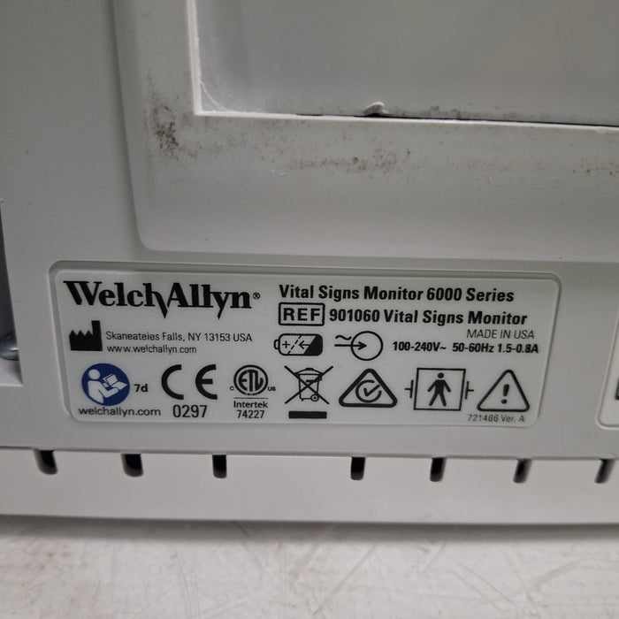 Welch Allyn Connex 6800 - Nellcor SpO2, CO2, SureTemp Vital Signs Monitor