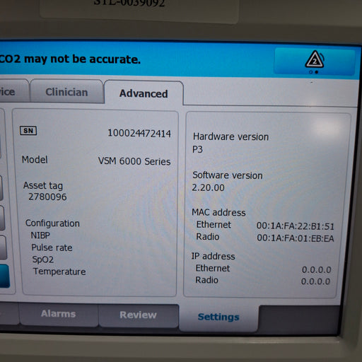 Welch Allyn Welch Allyn Connex 6800 - Nellcor SpO2, CO2, SureTemp Vital Signs Monitor Patient Monitors reLink Medical