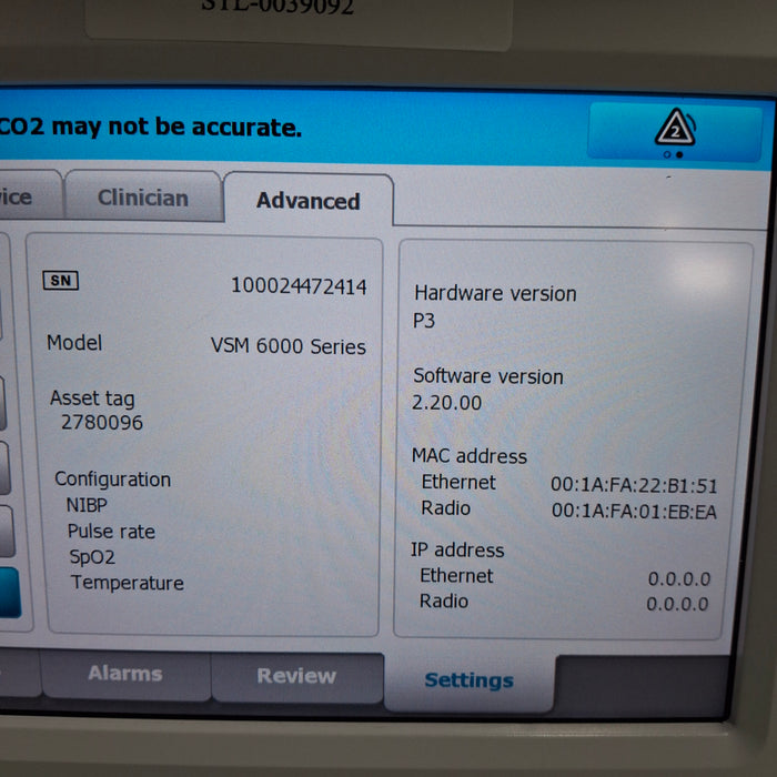 Welch Allyn Welch Allyn Connex 6800 - Nellcor SpO2, CO2, SureTemp Vital Signs Monitor Patient Monitors reLink Medical
