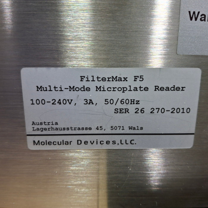 Molecular Devices FilterMax F5 Microplate Reader