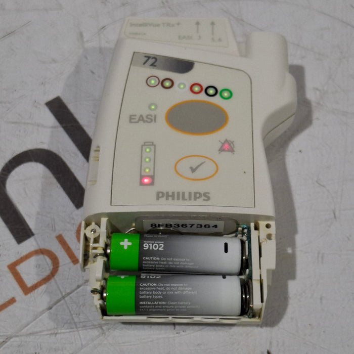 Philips Philips Intellivue TRx+ M4841A S02 Telemetry Transmitter w/SpO2 Patient Monitors reLink Medical